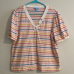 Draper James stripe top